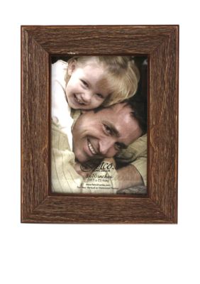 Fetco Home Decor Farmhouse Coffee Wood 8x10 Frame