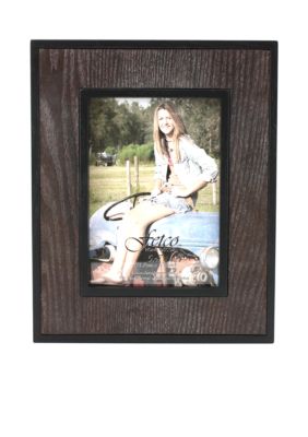 Fetco Home Decor Hetland, Salt & Pepper Inlay 5x7 Frame