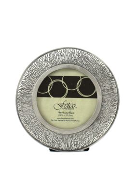 Fetco Home Decor Atlantic Pewter 4x4 Frame