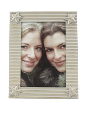 Grey Farmhouse Corner Star 5x7 Frame