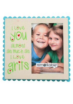 Fetco Home Decor I Love You Grits 4x6 Frame