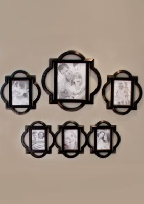 Fetco Home Decor Suzanne Quatrefoil 4 Piece Set