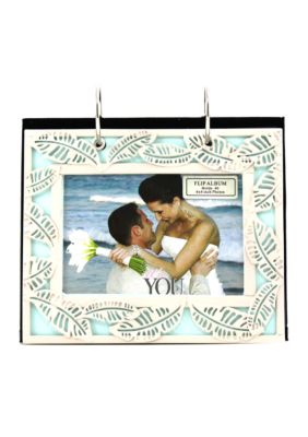 Fetco Home Decor Openwork Leaves 6x4 Flip Album