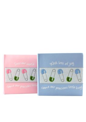 Fetco Home Decor Belinda, Into Our World 2-up Baby Albums Set of 2