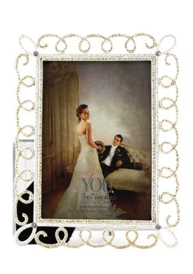 Fetco Home Decor Hila Hammered Metal 5x7 Frame