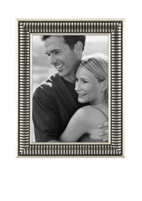 Malden Egyptian Grooved Silver 5x7 Frame