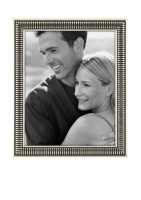 Malden Egyptian Grooved Silver 8x10 Frame