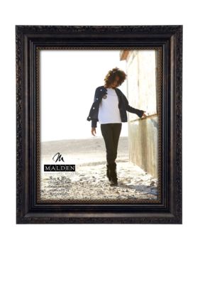 Malden Brown Embossed Floral 8 x 10 Frame