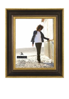 Malden Brown and Gold Wood 8x10 Frame