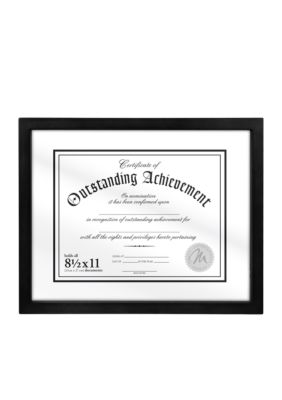 Malden Floating Document 8.5x11 Frame