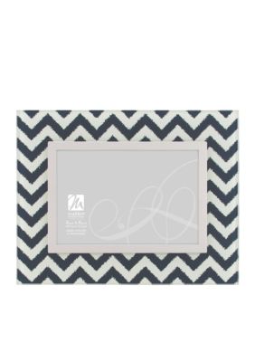 Malden Chevron Blue 4x6 Frame