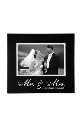 Malden Mr. & Mrs. 4x6 Frame