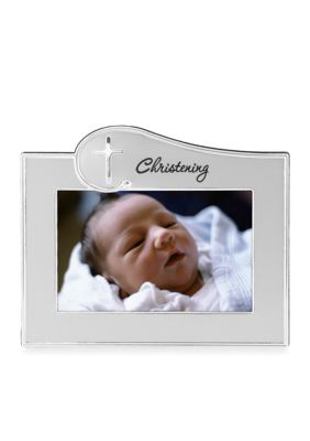 Malden Christening 4x6 Silver Frame