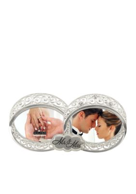 Malden Mr. and Mrs. Double Ring 3x3 Frame