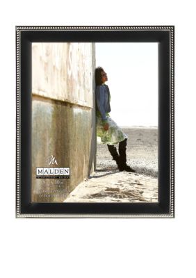 Malden Black and Silver Bead 8x10 Frame