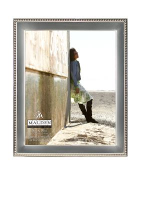 Malden Silver Metal Bead 8 x 10 Frame