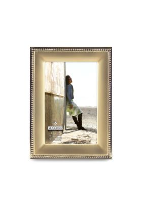 Malden Gold Metal Beaded 4x6 Frame