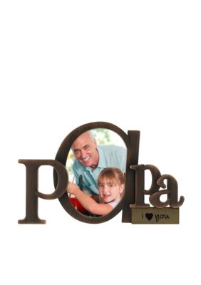 Malden Papa Shaped Sentiment Frame