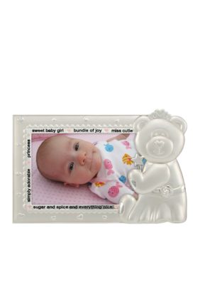 Malden Baby Girl 3x5 Bear Frame