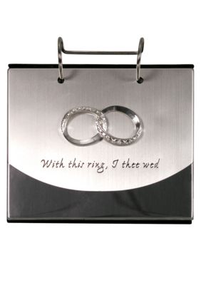 Malden Wedding Band 4x6 Flip Photo Album