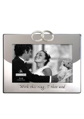 Malden Wedding Band 4x6 Frame