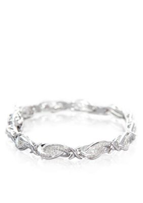 Belk & Co. Diamond Bracelet in Sterling Silver