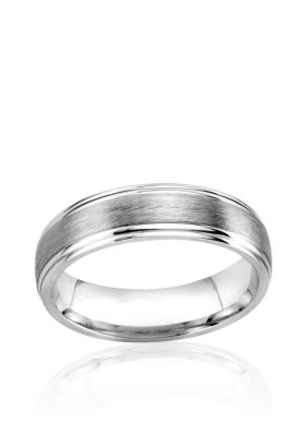 Belk & Co. Sterling Silver 6.5mm Engraved Band