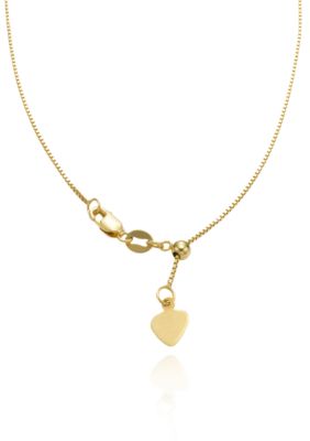 Belk & Co. 14K Yellow Gold Adjustable Chain