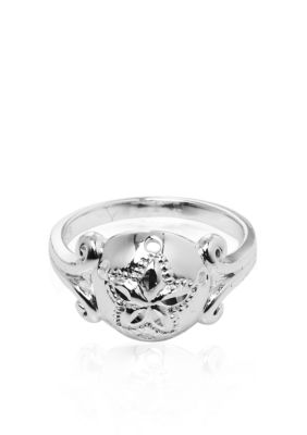 Belk  Co. Sterling Silver Sand Dollar Ring