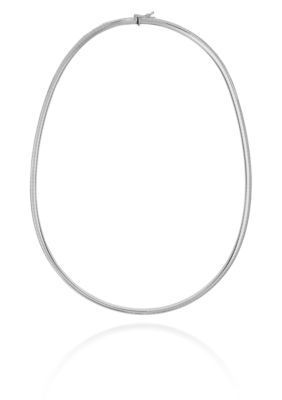 Belk & Co. Sterling Silver 18-in. Omega Necklace