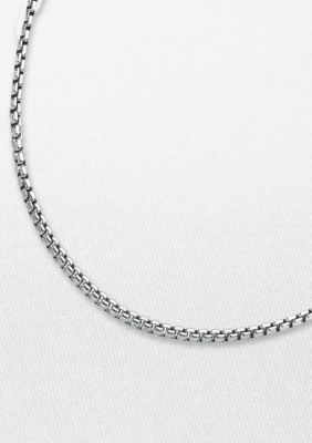 Belk & Co. Sterling Silver Round Box Chain