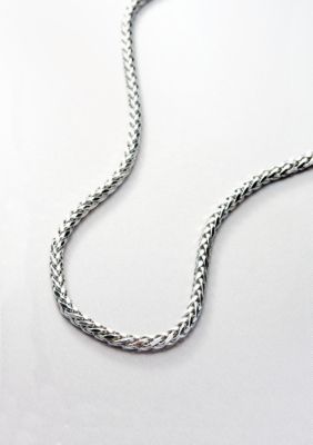 Belk & Co. Sterling Silver Square Wheat Chain