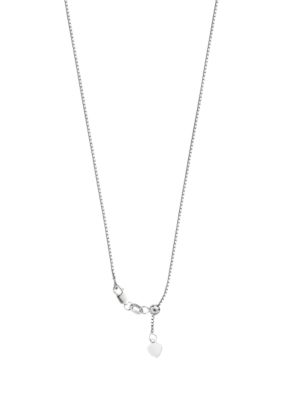 Belk & Co. 14K Adjustable Box Chain