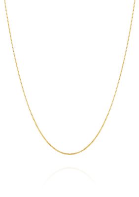 Belk & Co. 14K Yellow Gold 20 Inch 0.6 Millimeter Box Chain