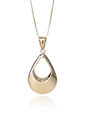 Belk & Co. 14k Tear Drop Pendant