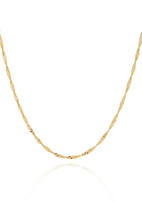 Belk & Co. 14K Singapore Chain