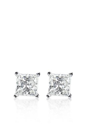 Belk & Co. 1 ct. t.w. Princess Cut Diamond Stud Earrings