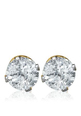 Belk & Co. 1/4 ct. t.w. Diamond Stud Earrings