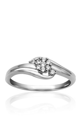 Belk & Co. Diamond Promise Ring in Sterling Silver