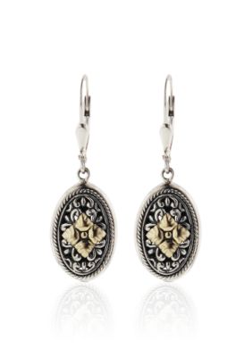 Belk & Co. Oval Drop Earrings