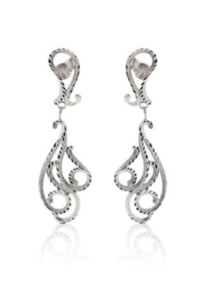 Belk & Co. Sterling Silver Filigree Earrings