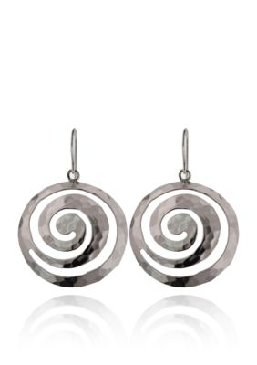 Belk & Co. Sterling Silver Swirl Earrings