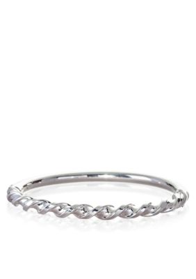 Belk & Co. Sterling Silver Twisted Bangle
