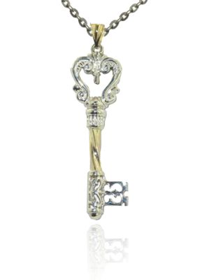 Belk & Co. Key Pendant With 18