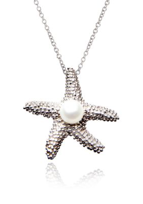 Belk & Co. Sterling Silver Pearl Starfish Pendant  