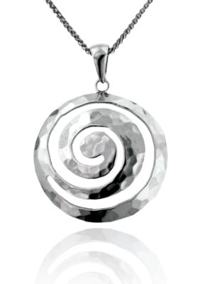 Belk & Co. Sterling Silver Swirl Pendant Necklace
