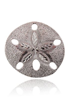Belk & Co. Sterling Silver Sand Dollar Omega Slide