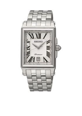 Seiko Men's 100 Meter Stainless Steel Premier Watch