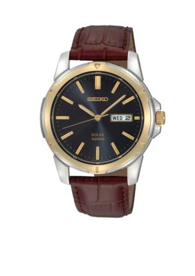 Seiko Mens 100M Two Tone Watch