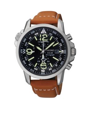 Seiko Men's 100 Meter Solar Adventure Chronograph watch